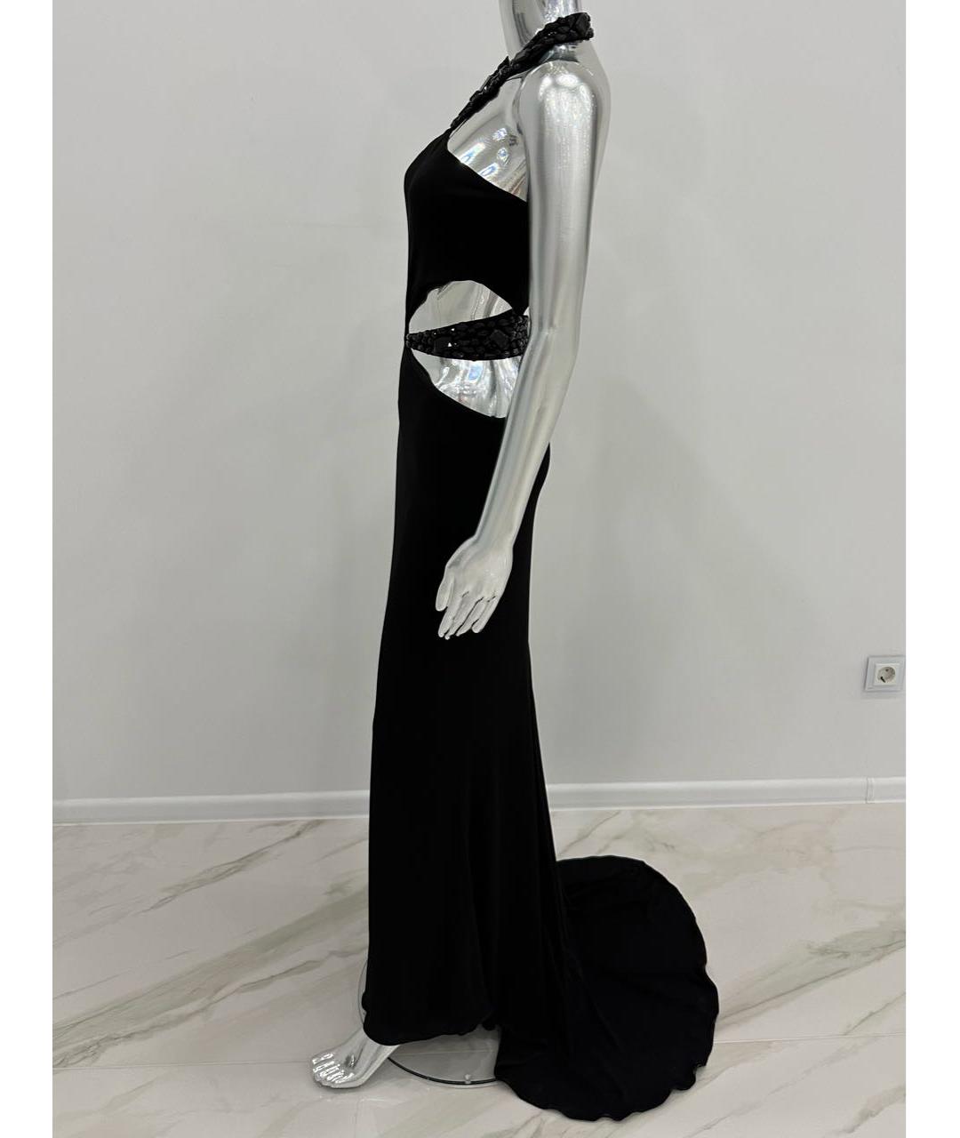 JOVANI Черное полиэстеровое вечернее платье, фото 3