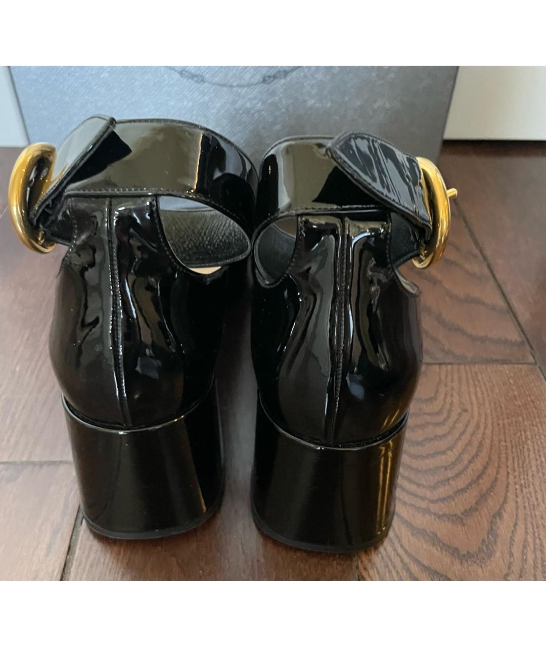 PRADA Черные туфли из лакированной кожи, фото 7