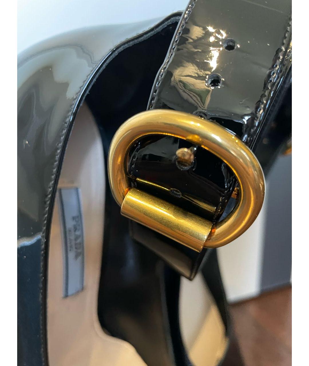 PRADA Черные туфли из лакированной кожи, фото 8