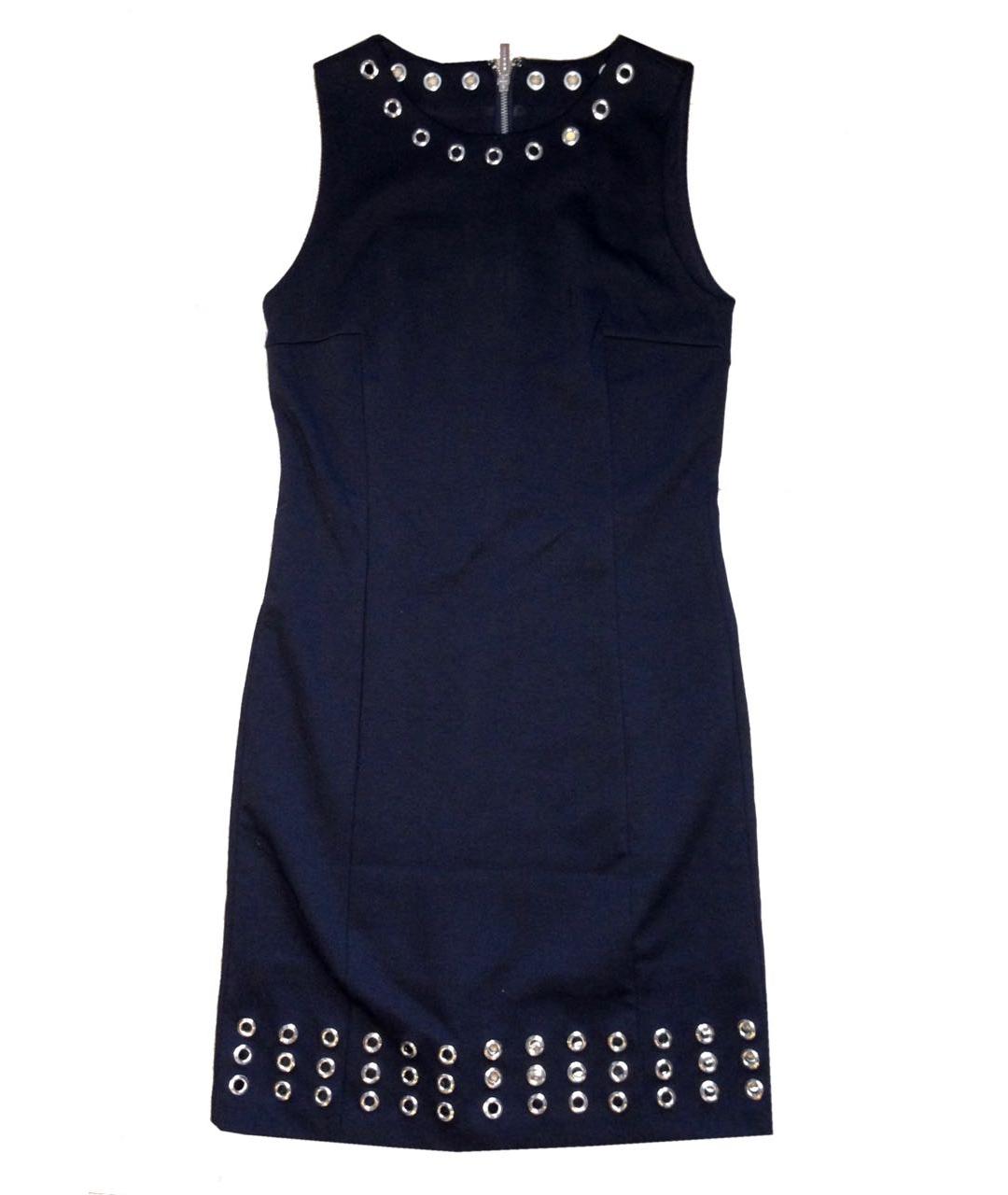 MICHAEL MICHAEL KORS Темно-синее полиэстеровое повседневное платье, фото 1