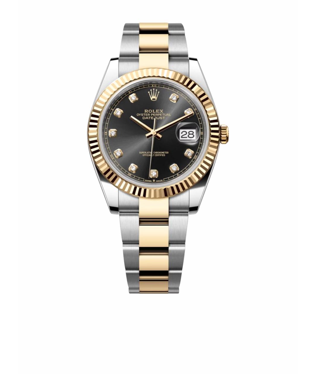 ROLEX Желтые часы, фото 1