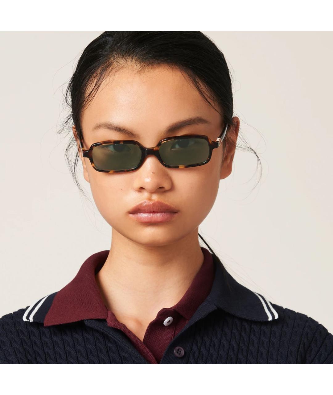 MIU MIU Мульти пластиковые солнцезащитные очки, фото 6