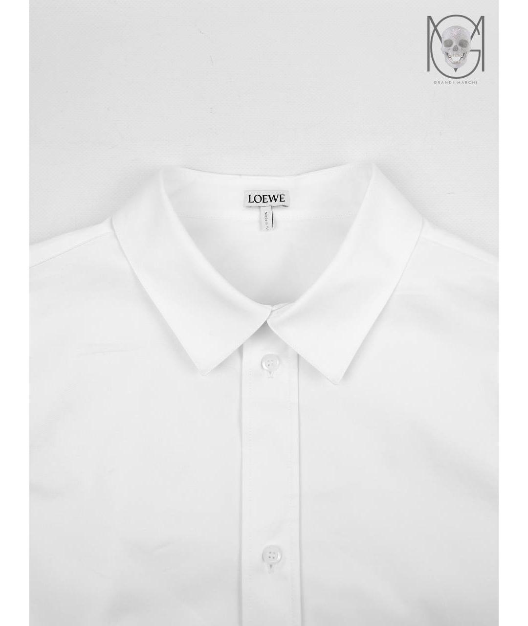 LOEWE Белая хлопковая рубашка, фото 4