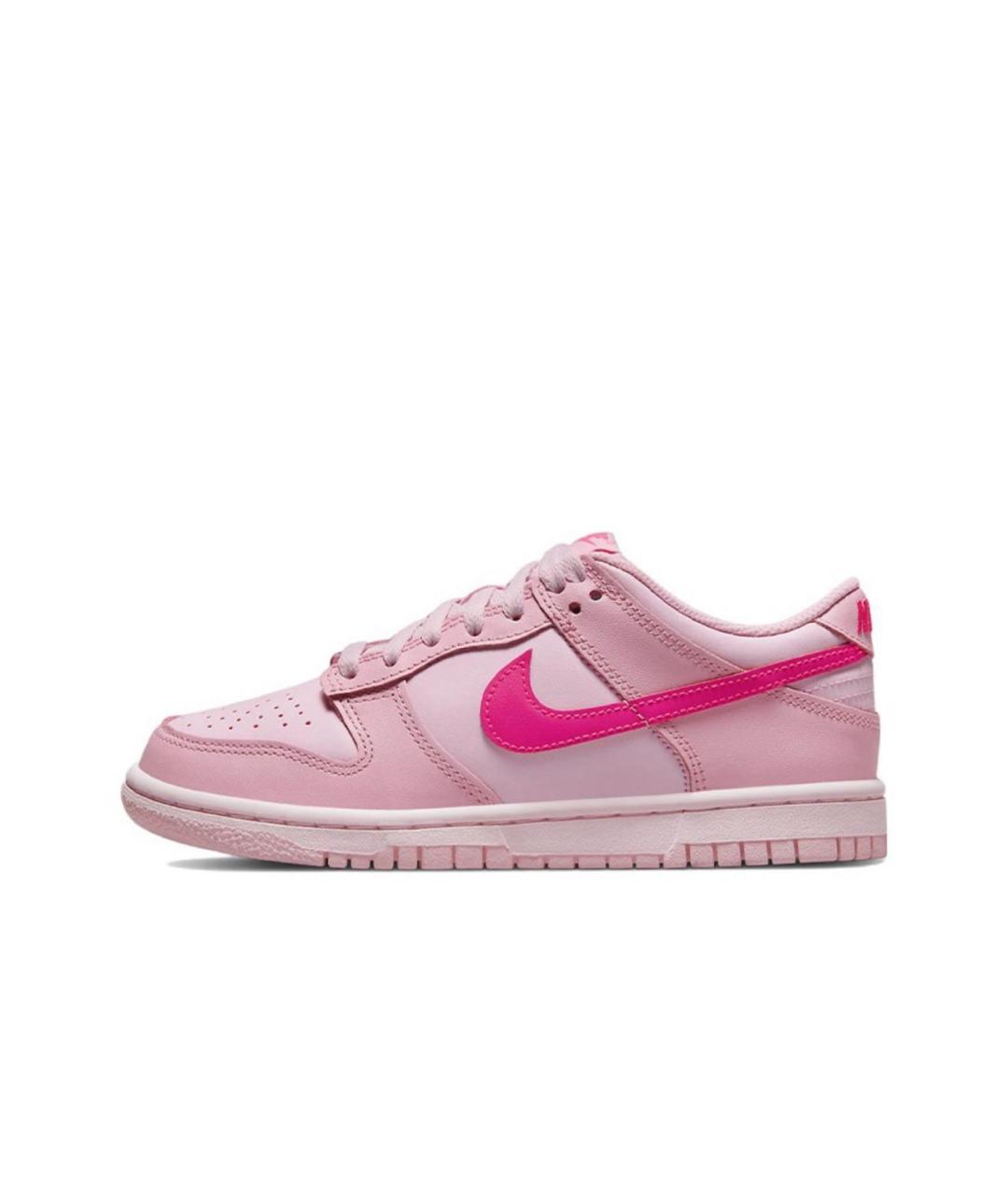 NIKE Розовые кожаные кроссовки, фото 2