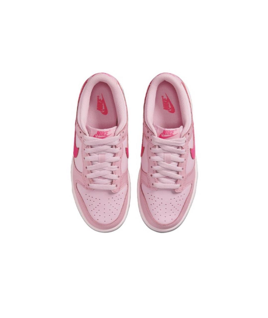 NIKE Розовые кожаные кроссовки, фото 4