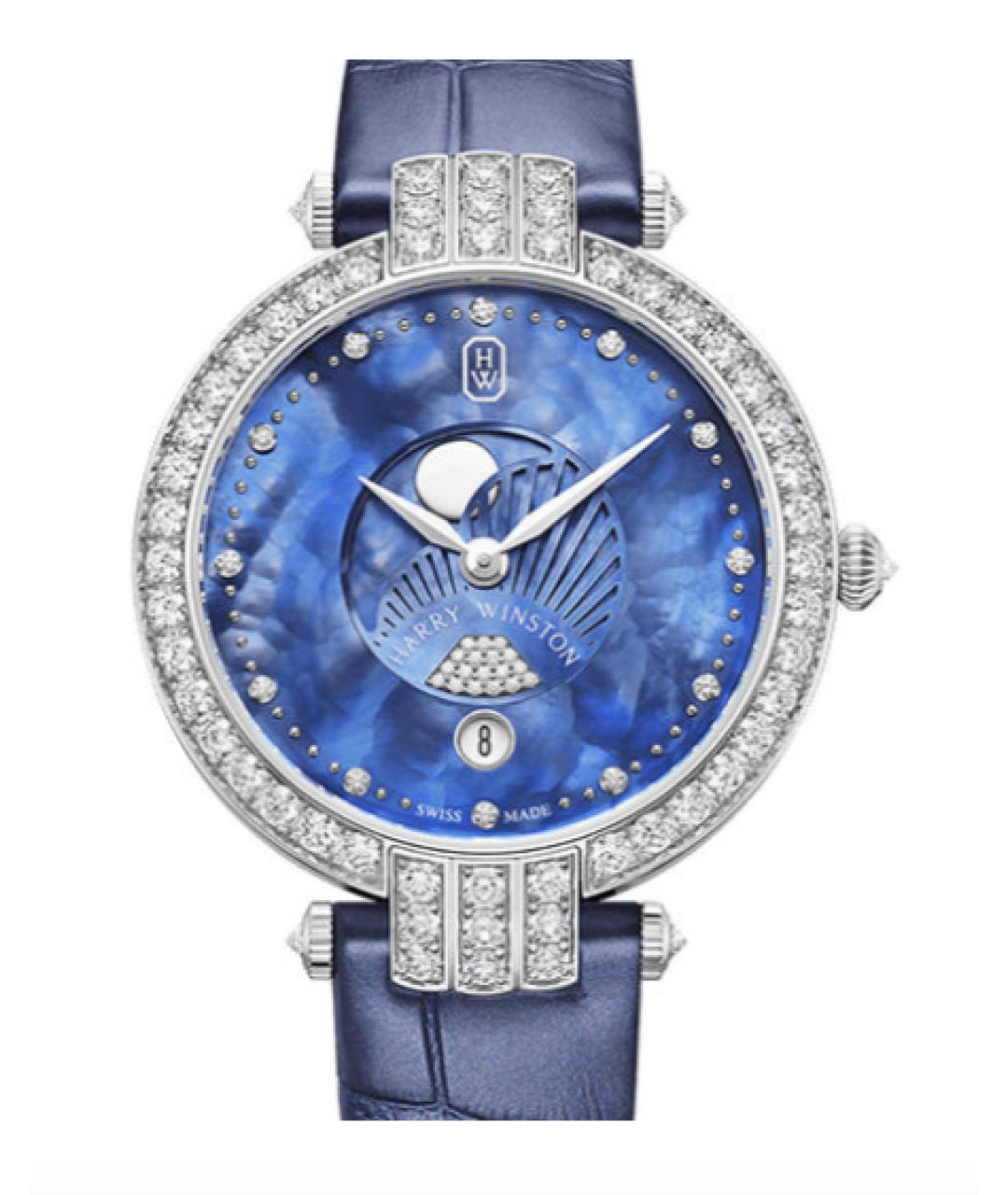 Harry Winston Синие часы из белого золота, фото 1