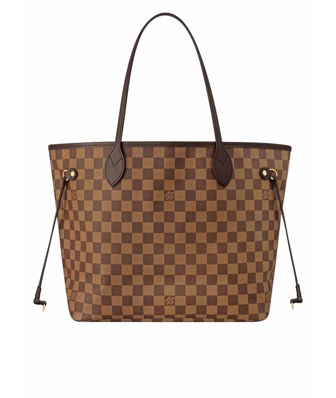 LOUIS VUITTON PRE-OWNED Коричневая сумка тоут, фото 1