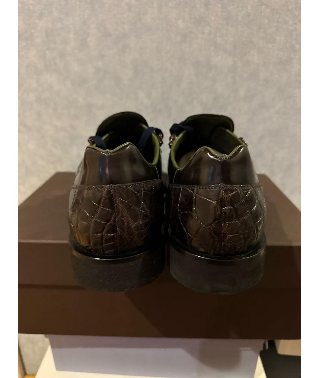 TARDINI Черные туфли из экзотической кожи, фото 4