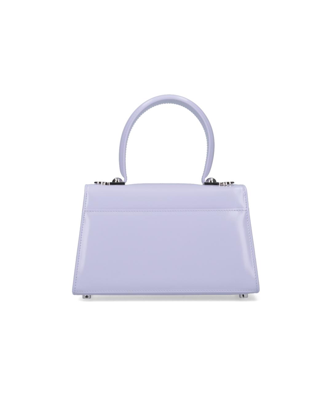 SALVATORE FERRAGAMO Фиолетовая кожаная сумка с короткими ручками, фото 3