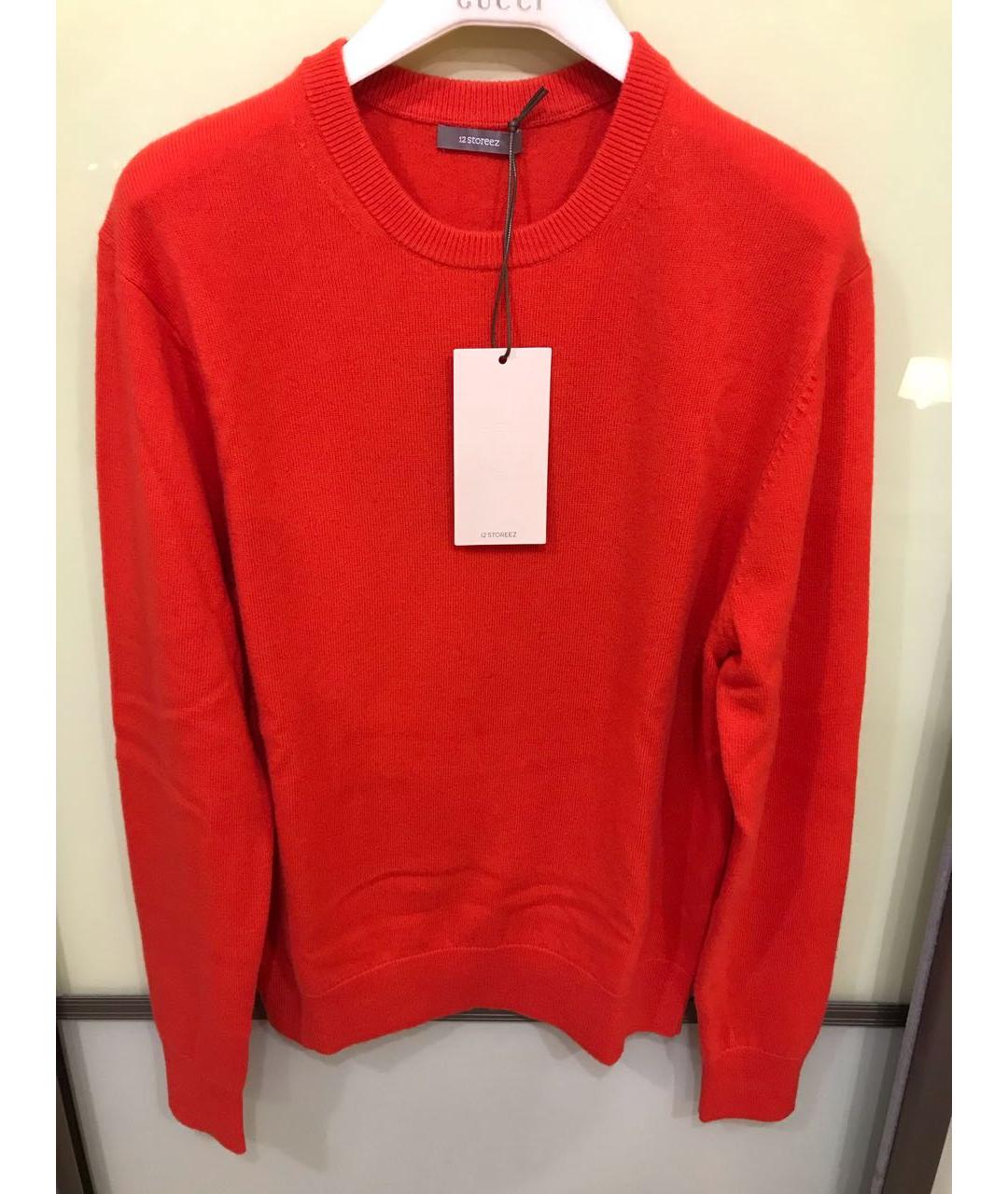 12 STOREEZ Красный шерстяной джемпер / свитер, фото 9