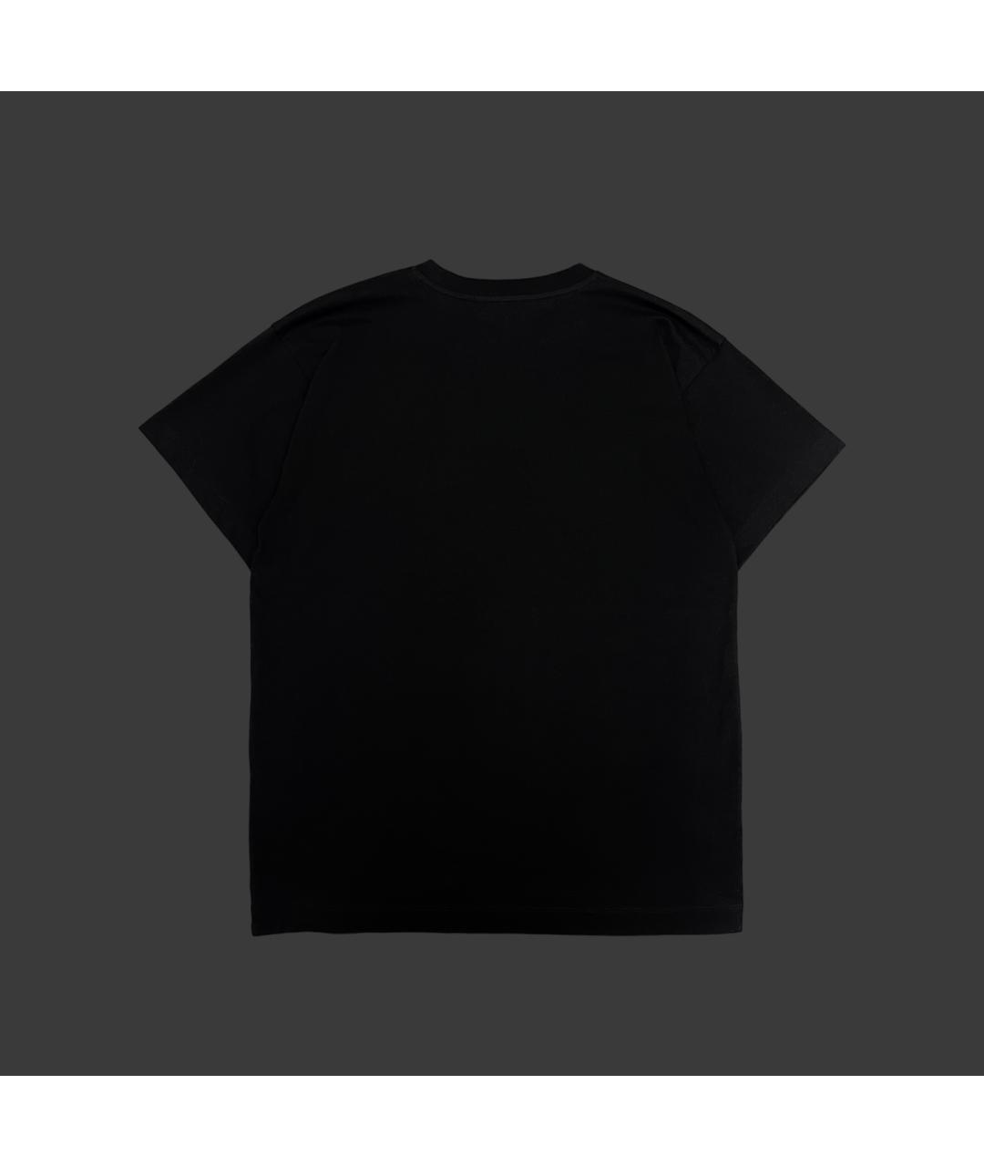 GOSHA RUBCHINSKIY Черная хлопковая футболка, фото 2