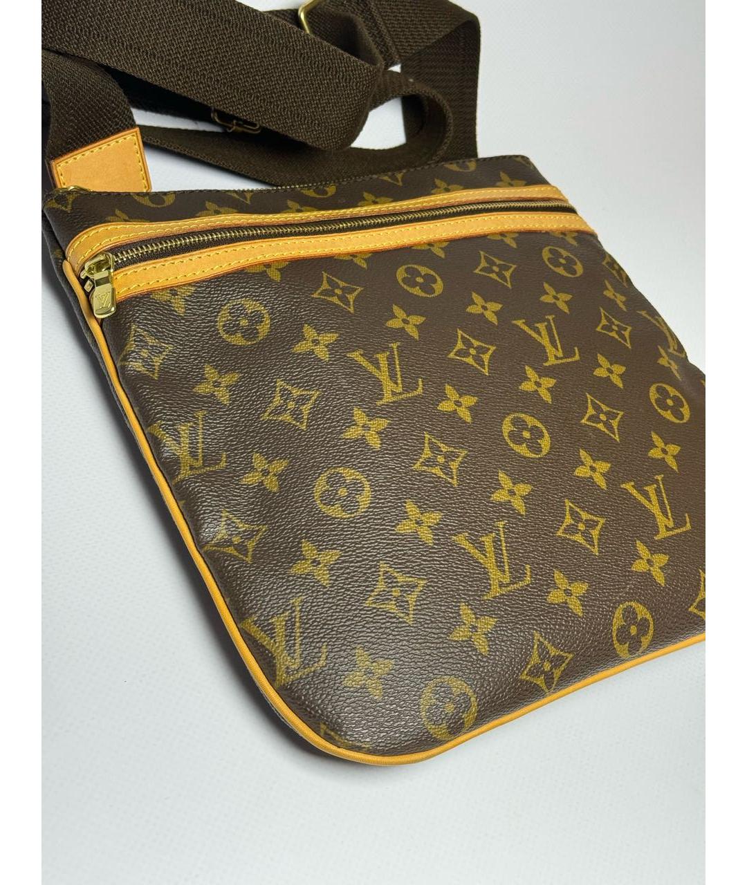 LOUIS VUITTON PRE-OWNED Коричневая сумка через плечо, фото 7