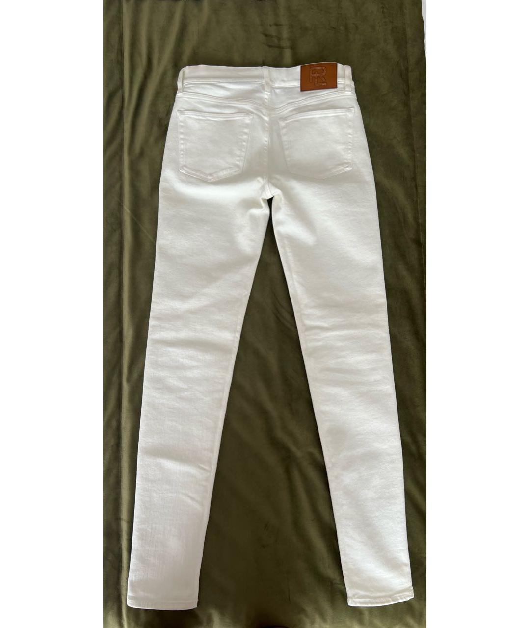 RALPH LAUREN Белые джинсы слим, фото 2
