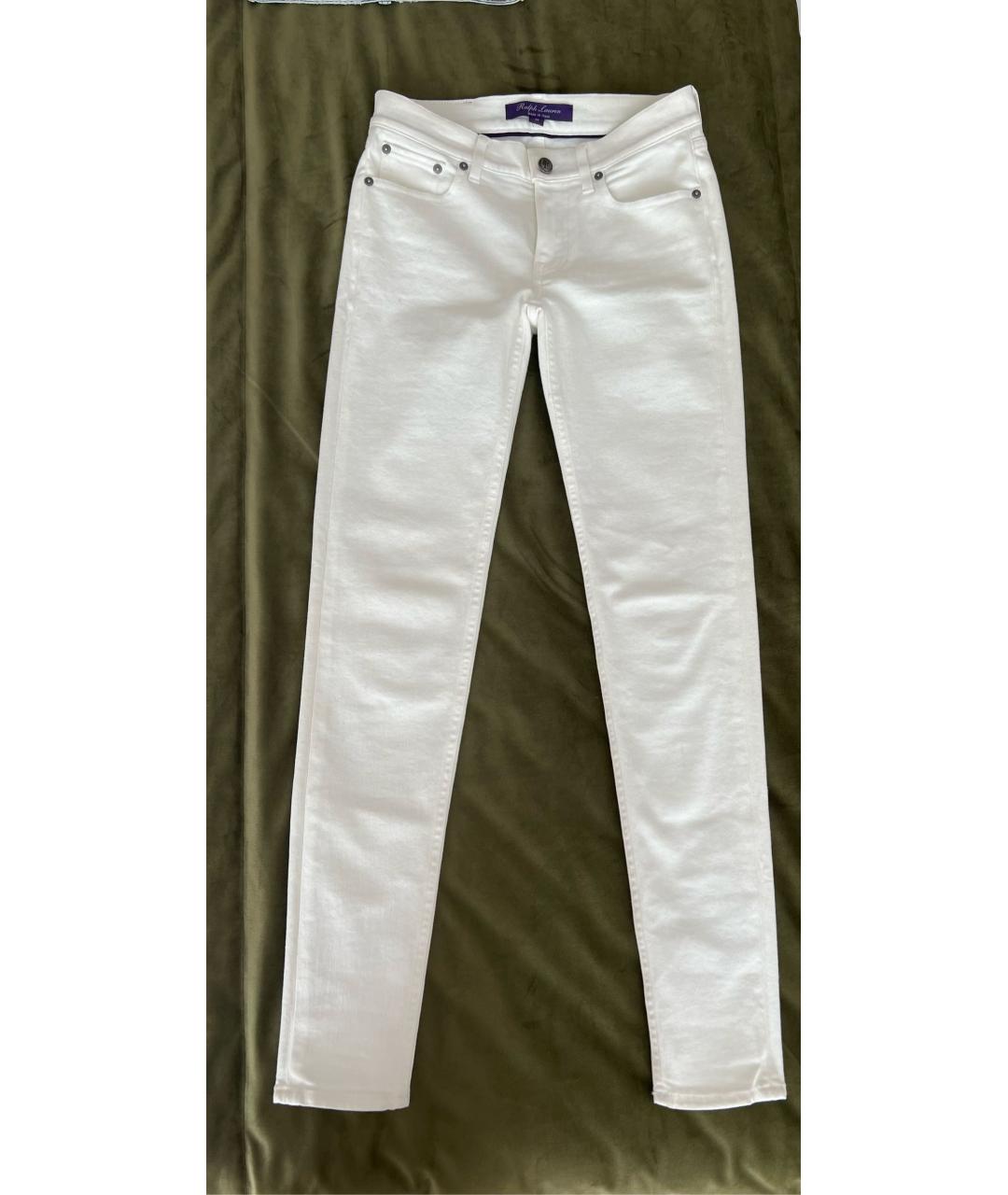 RALPH LAUREN Белые джинсы слим, фото 5