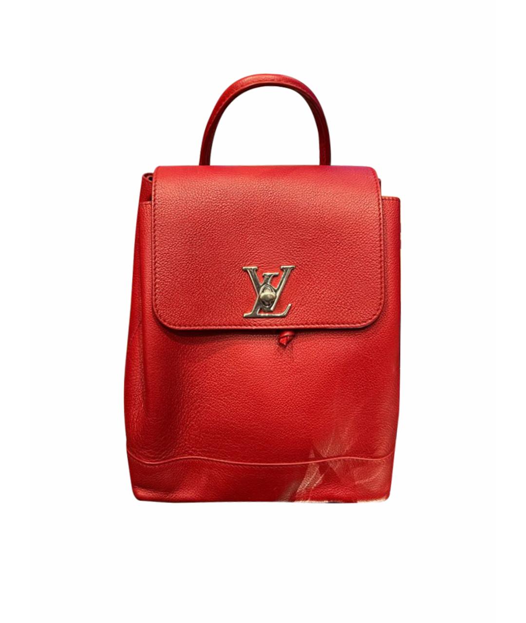 LOUIS VUITTON PRE-OWNED Красный кожаный рюкзак, фото 1