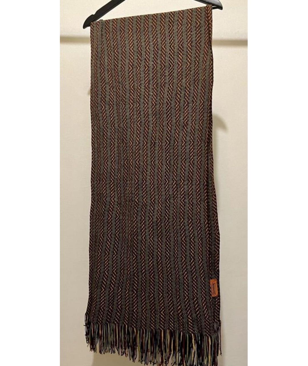 MISSONI Мульти шерстяной шарф, фото 4