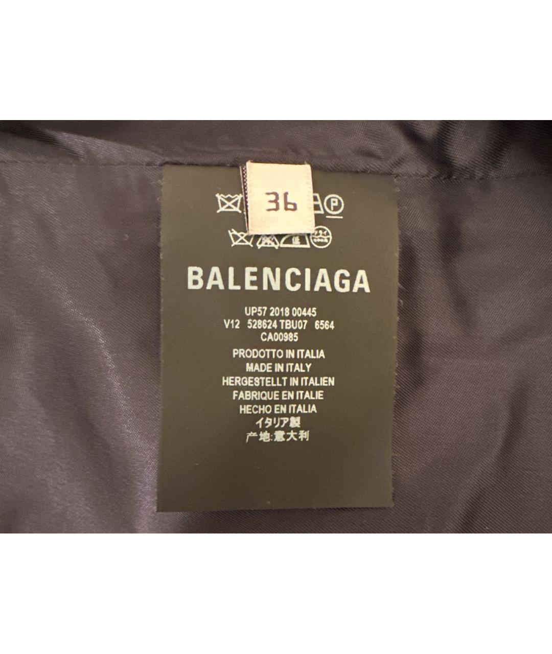 BALENCIAGA Коричневый шерстяной жакет/пиджак, фото 6