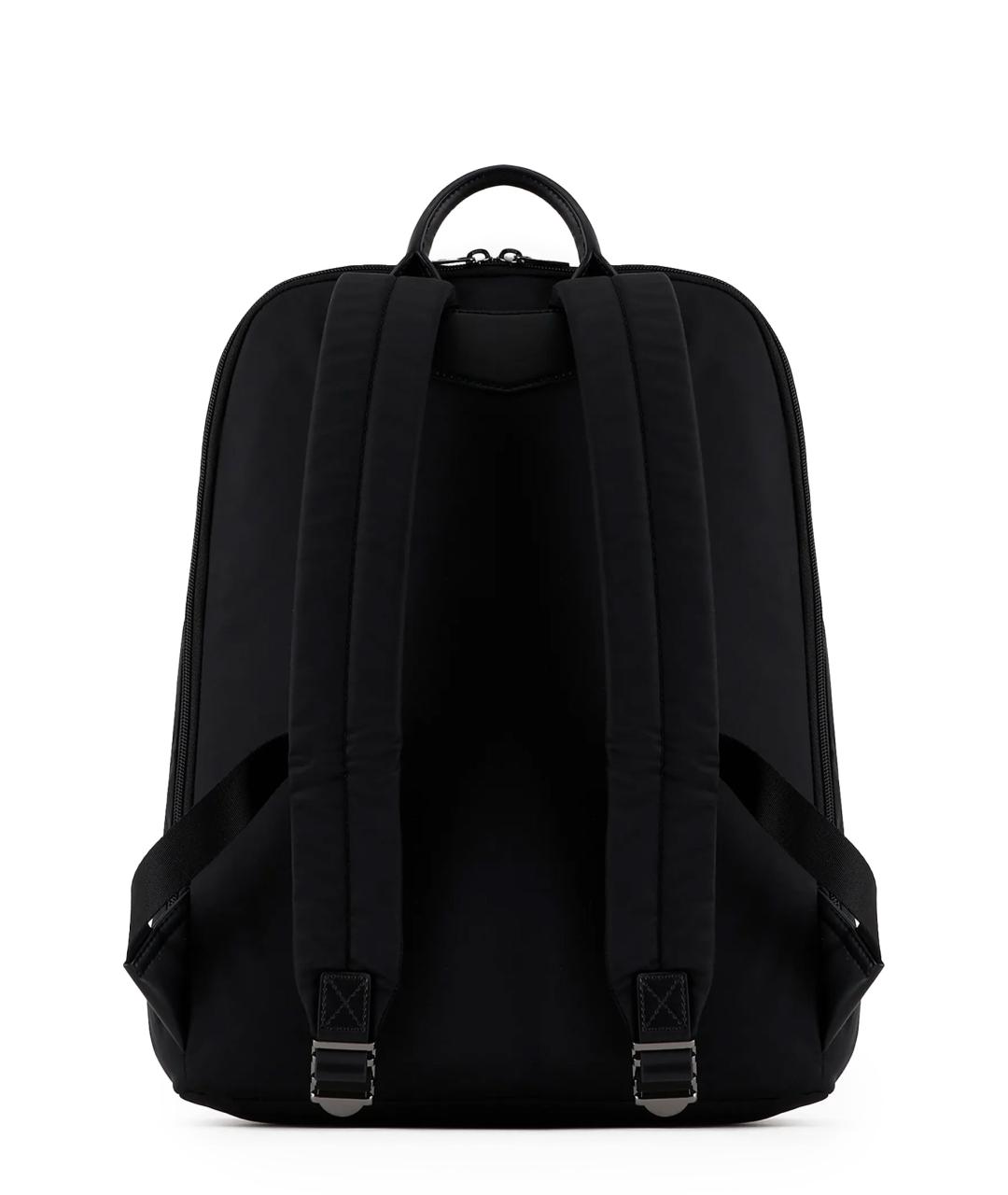 EMPORIO ARMANI Черный синтетический рюкзак, фото 2