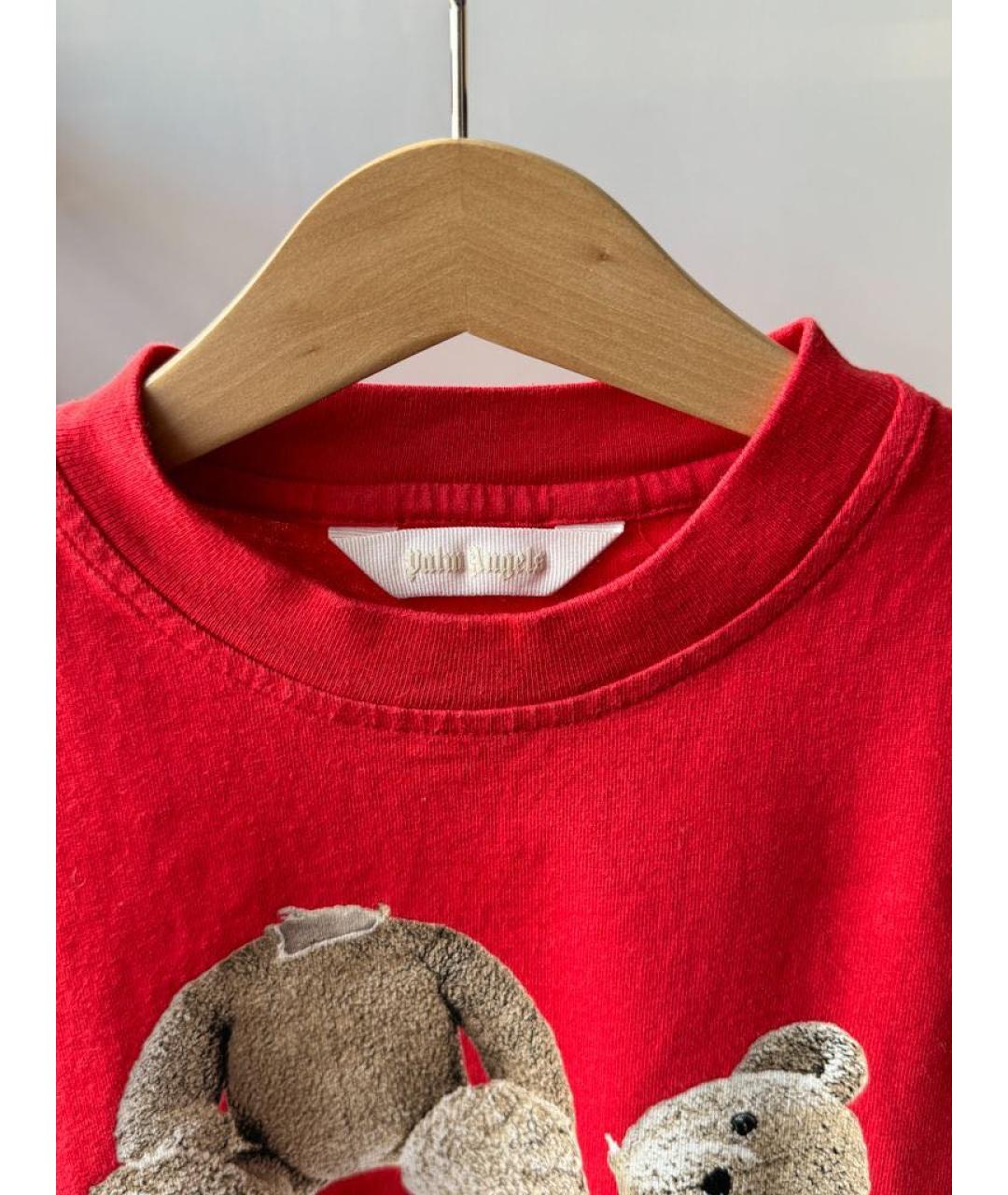 PALM ANGELS Красный хлопковый детская футболка / топ, фото 3