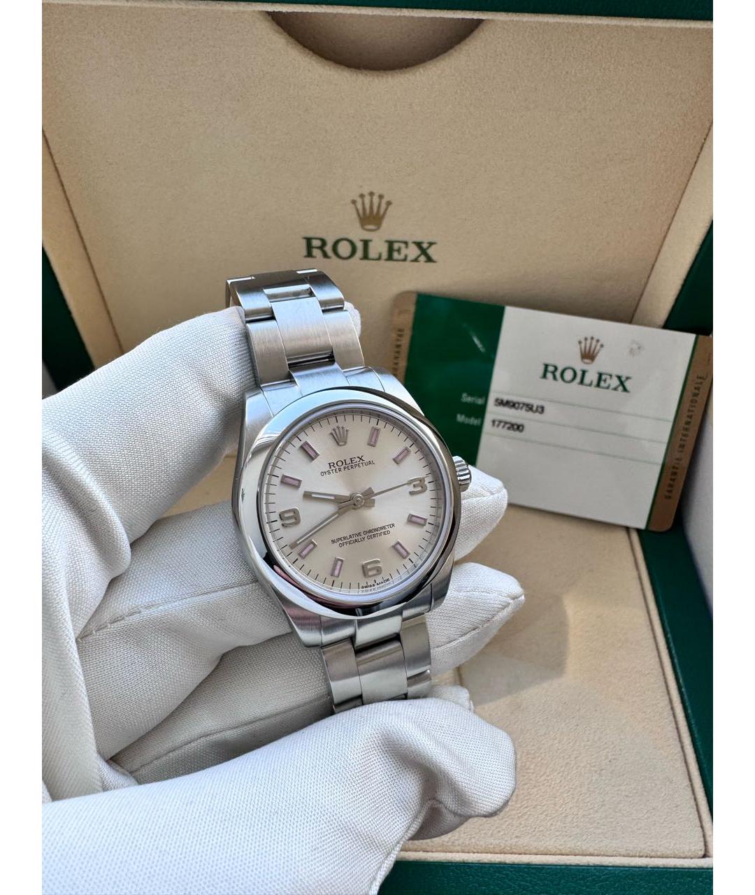 ROLEX Белые часы, фото 8