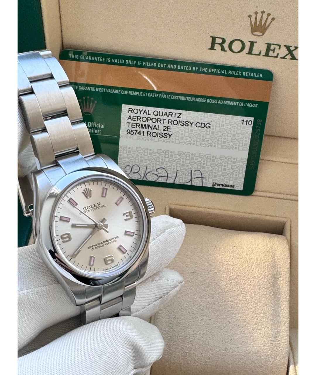 ROLEX Белые часы, фото 7