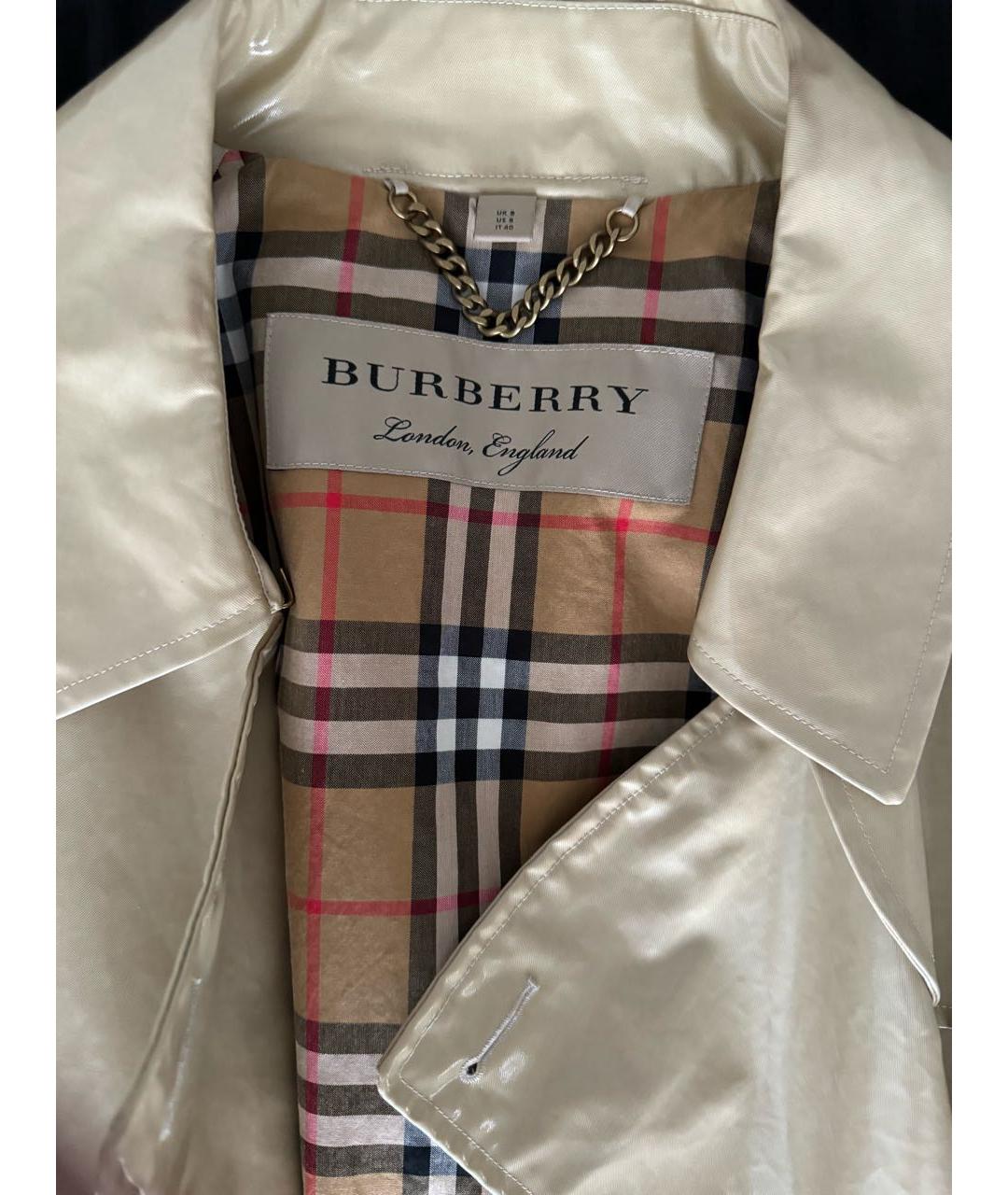 BURBERRY Бежевый тренч/плащ, фото 3