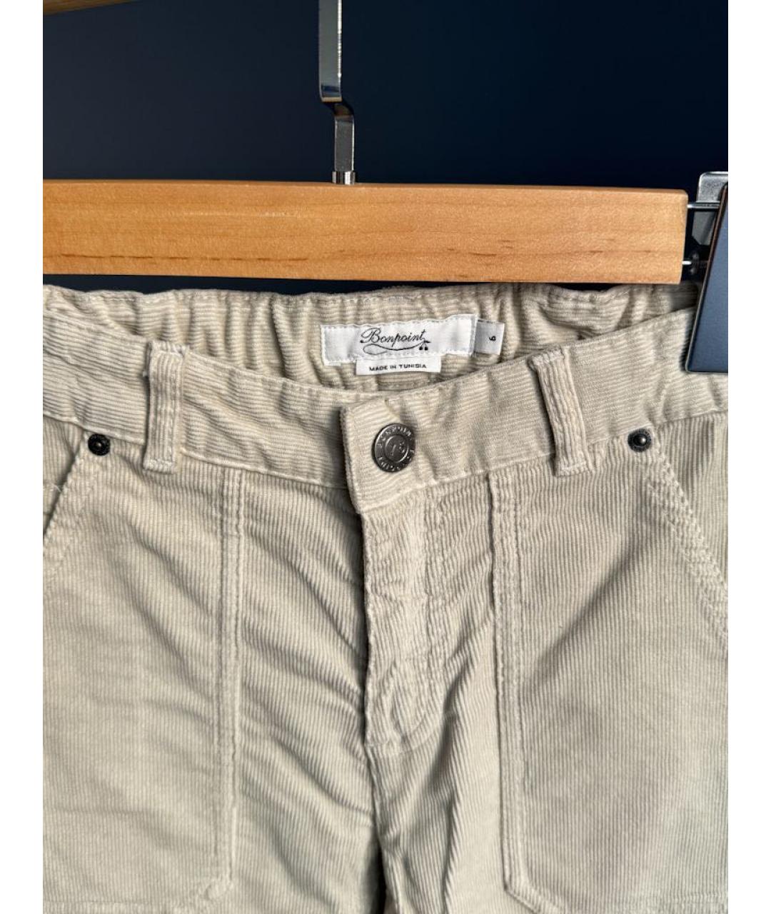 BONPOINT Бежевые брюки и шорты, фото 3