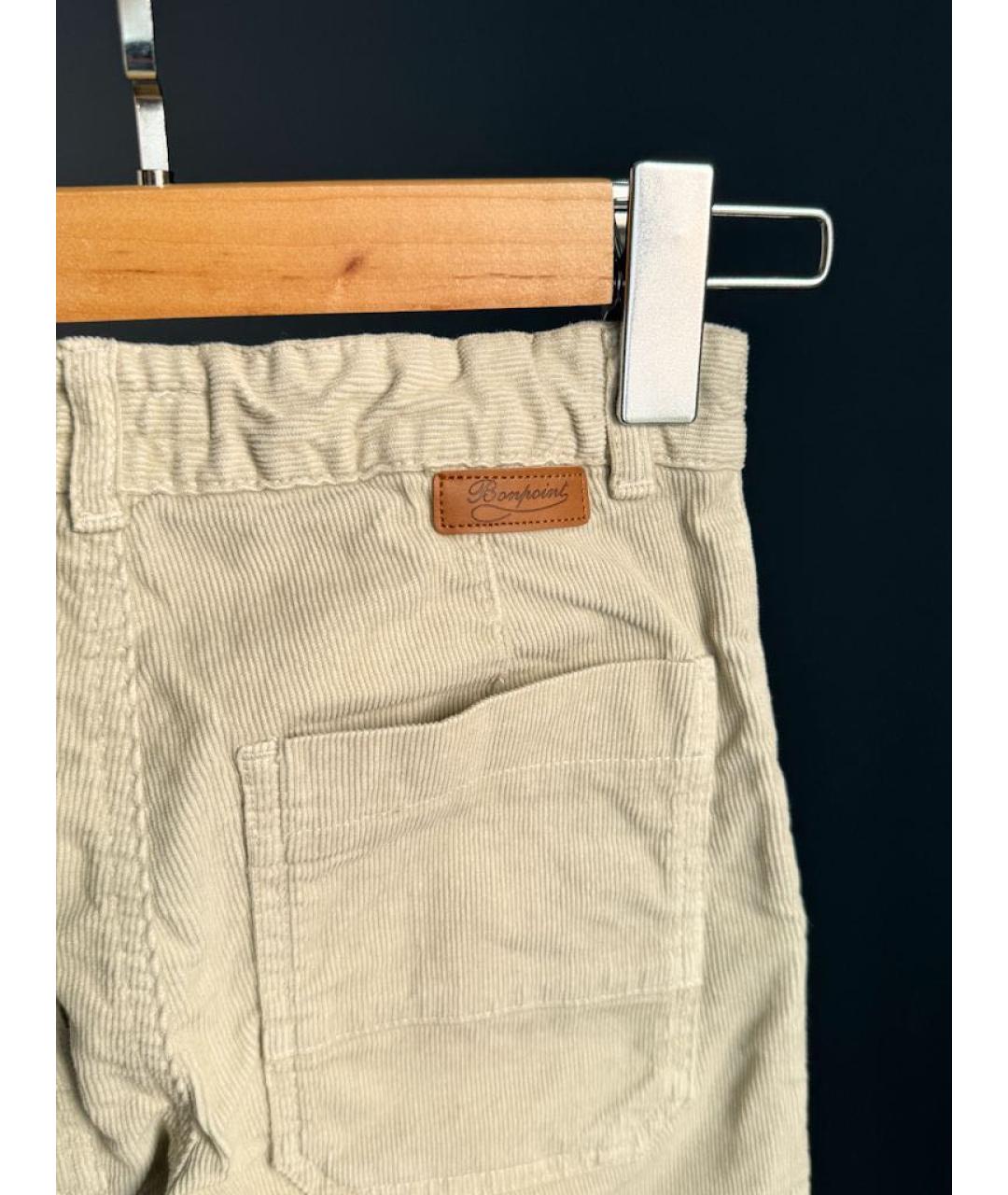 BONPOINT Бежевые брюки и шорты, фото 4