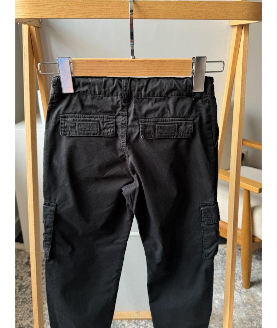 BABY DIOR Черные хлопковые брюки и шорты, фото 3