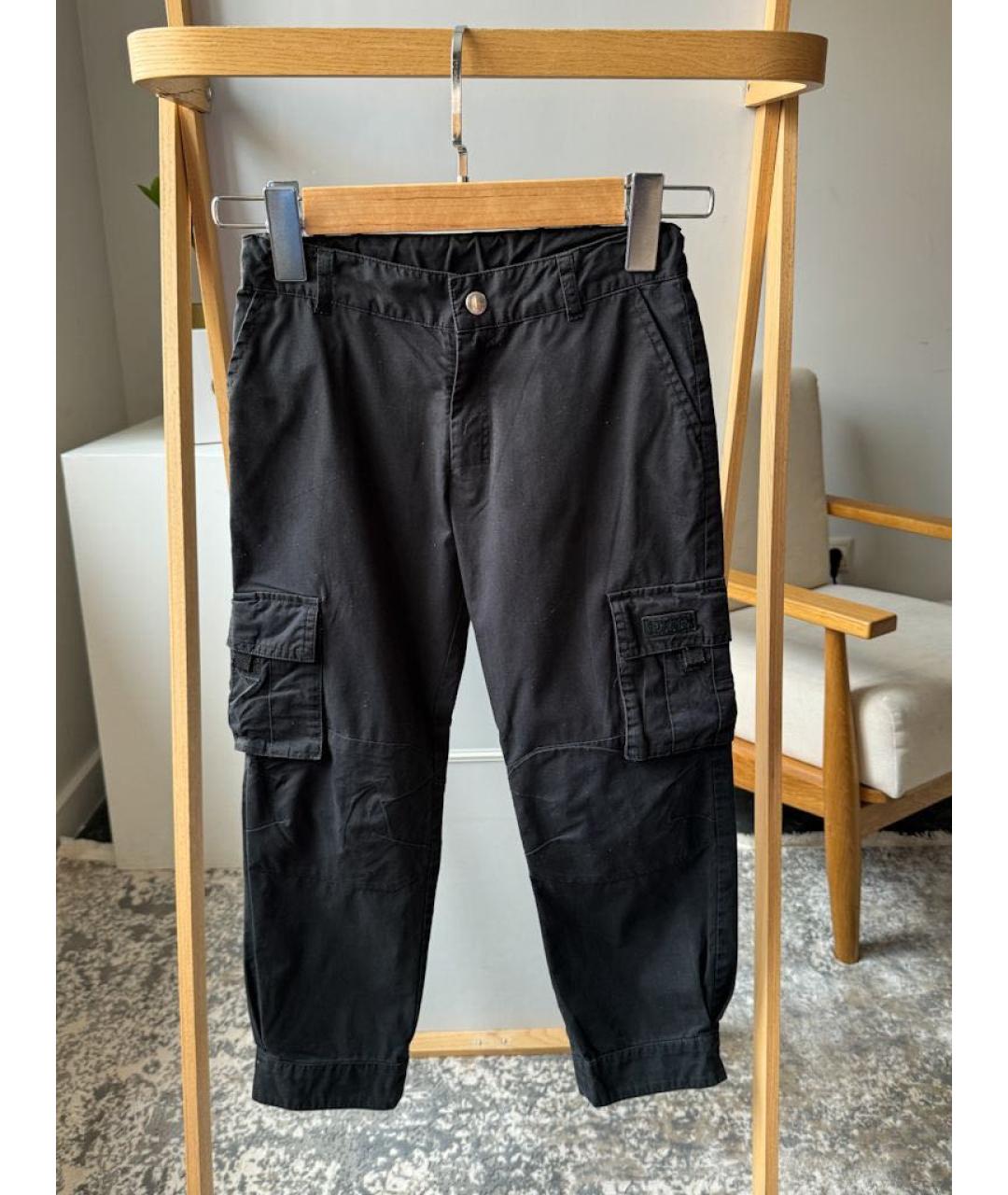 BABY DIOR Черные хлопковые брюки и шорты, фото 4