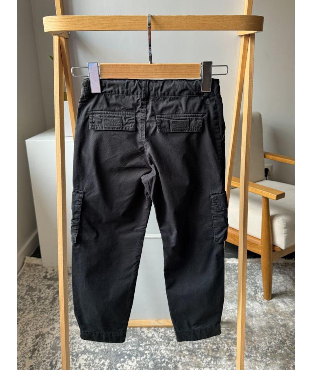 BABY DIOR Черные хлопковые брюки и шорты, фото 2
