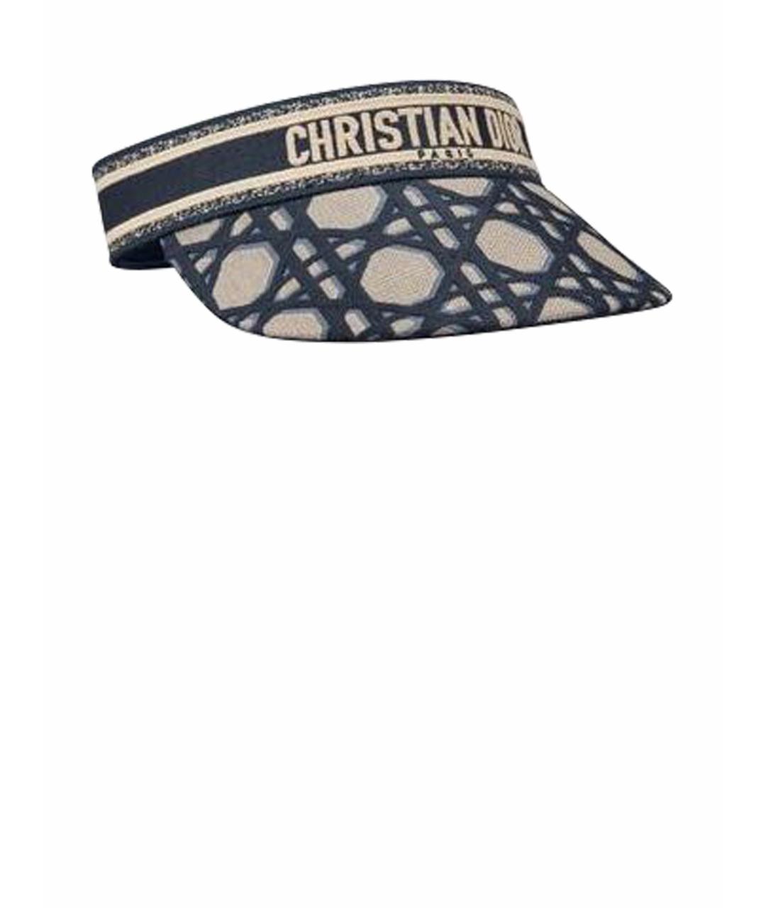 CHRISTIAN DIOR PRE-OWNED Синяя хлопковая кепка, фото 1