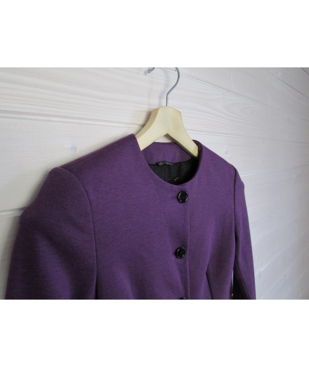 JOHN GALLIANO Бордовый вискозный жакет/пиджак, фото 2