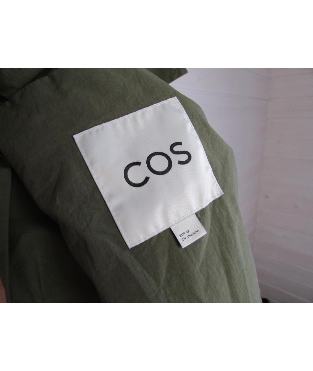 COS Хаки хлопковая куртка, фото 4