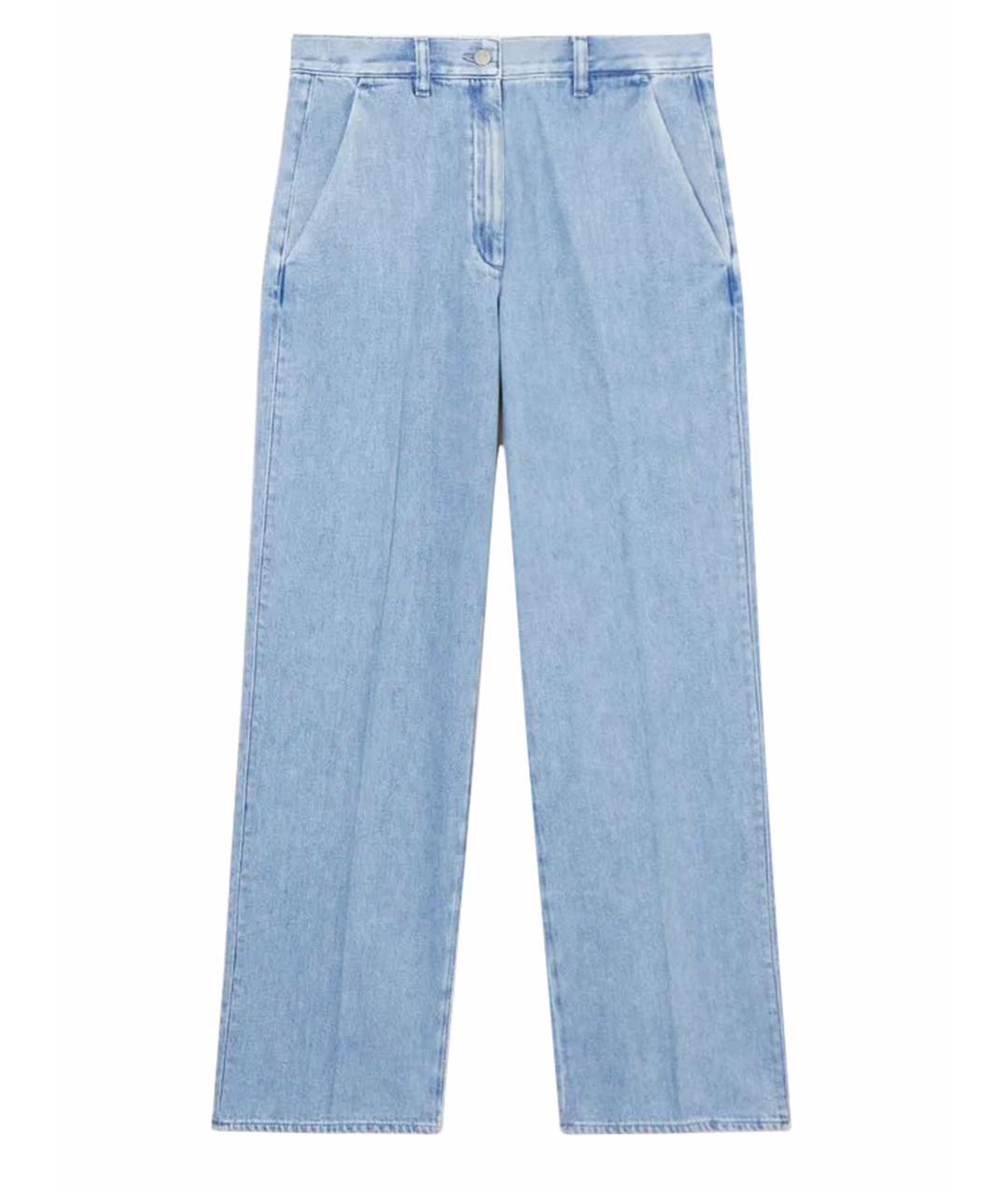 COS Голубые хлопковые джинсы клеш, фото 1