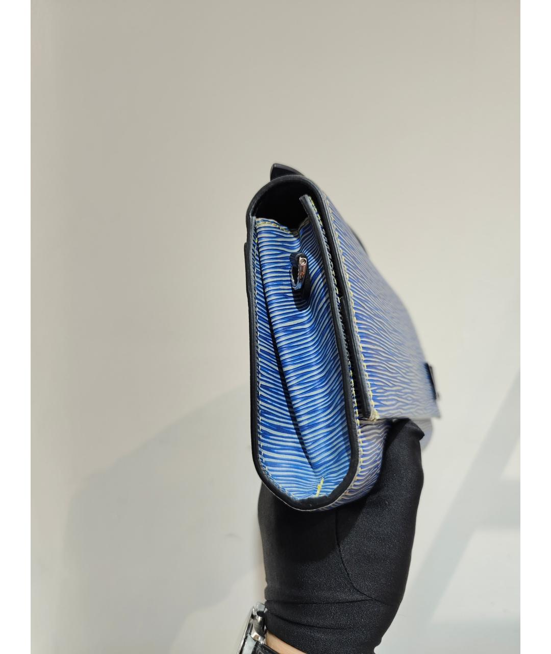 LOUIS VUITTON PRE-OWNED Голубая сумка через плечо, фото 5