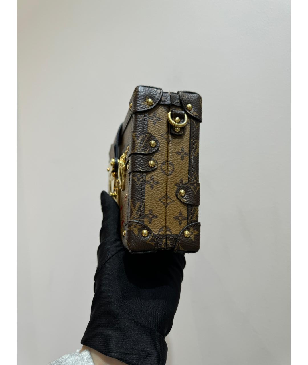 LOUIS VUITTON PRE-OWNED Коричневая сумка через плечо, фото 4