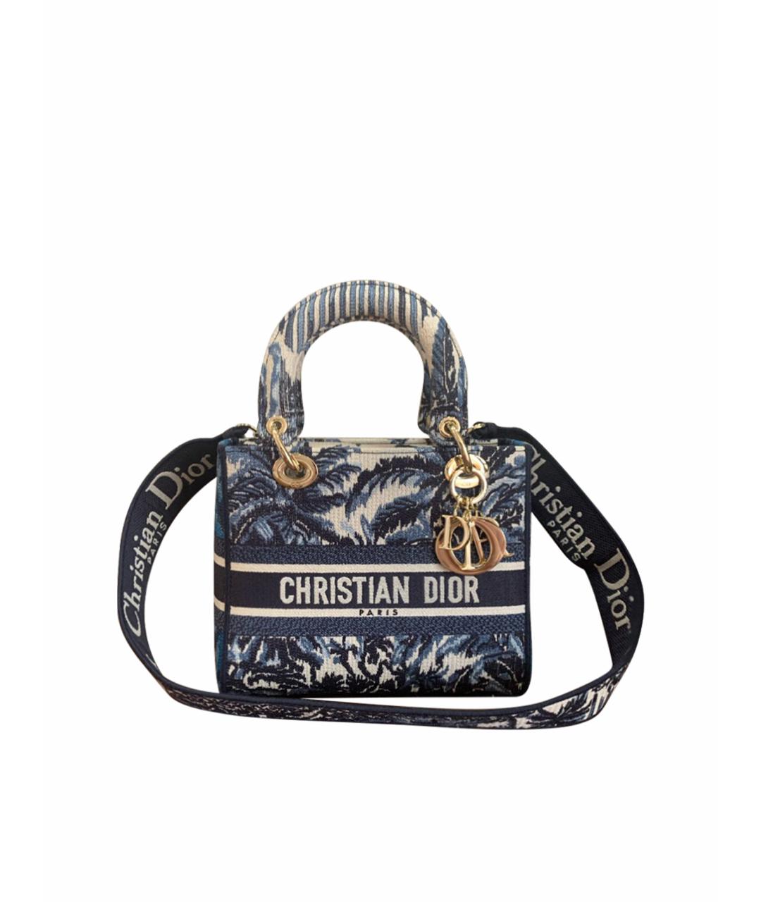 CHRISTIAN DIOR PRE-OWNED Голубая сумка тоут, фото 1