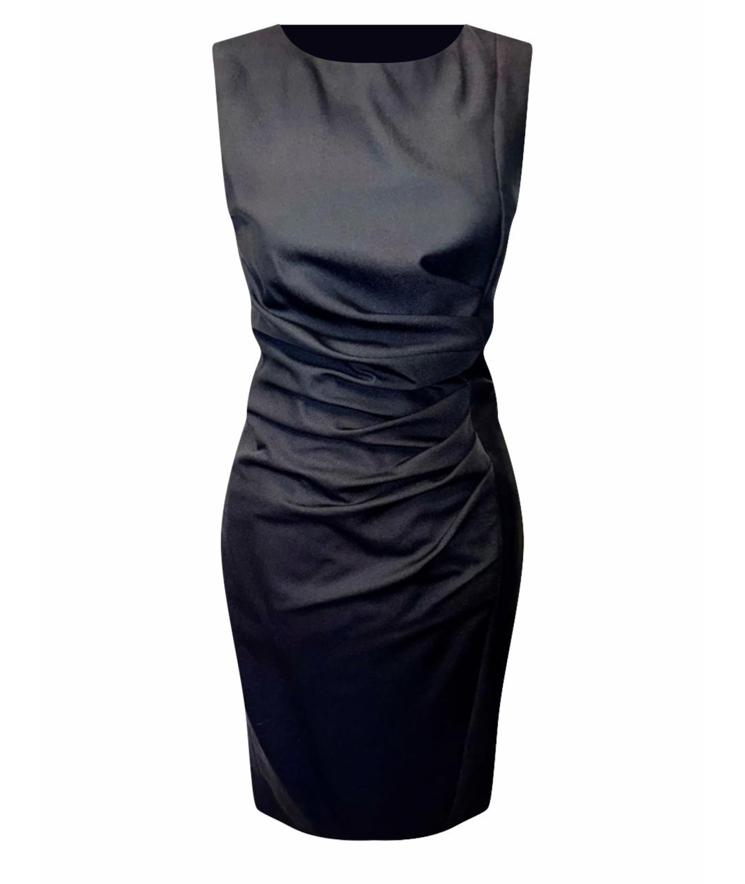 MAX MARA Антрацитовое шерстяное платье, фото 1
