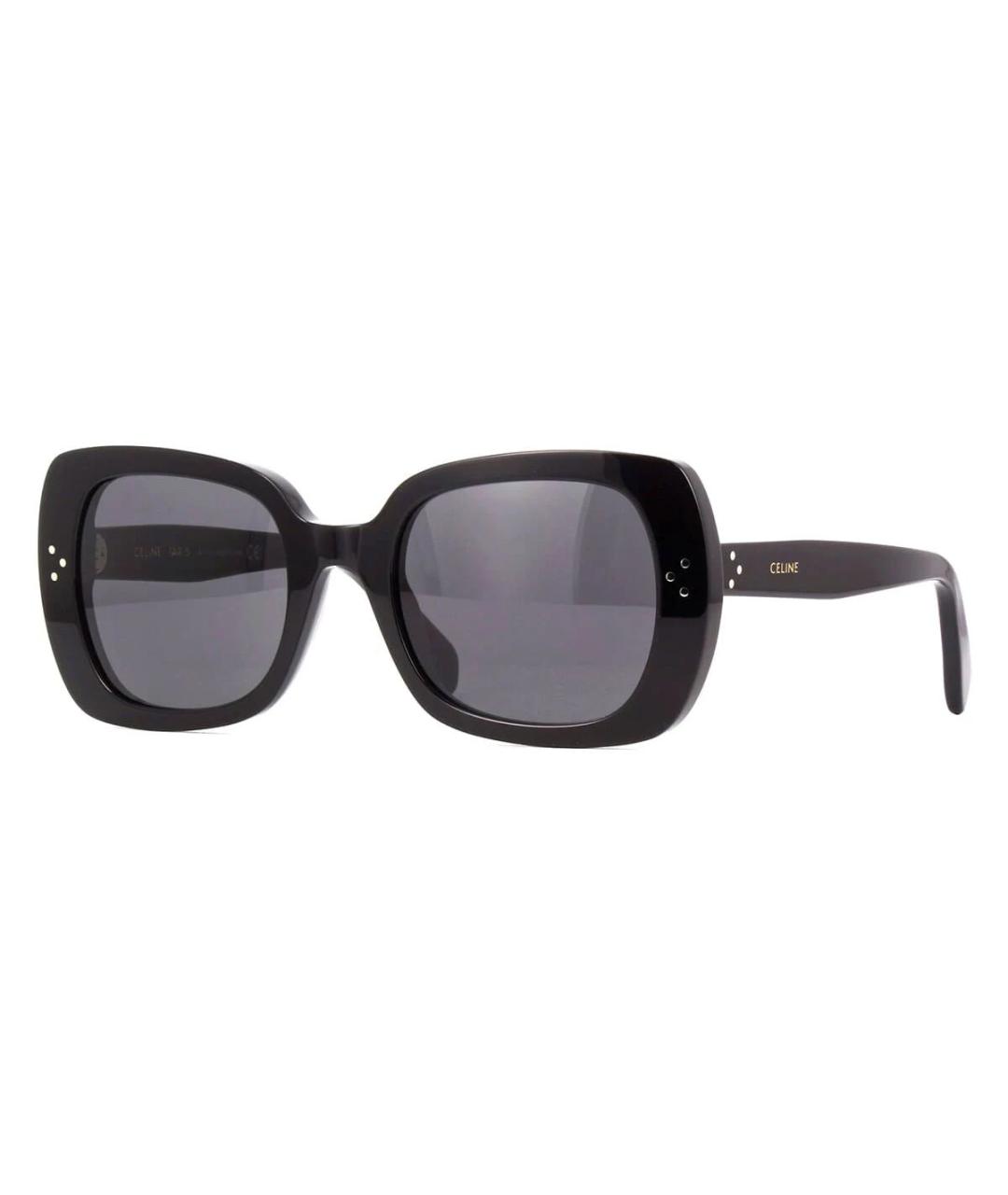 CELINE PRE-OWNED Черные пластиковые солнцезащитные очки, фото 2
