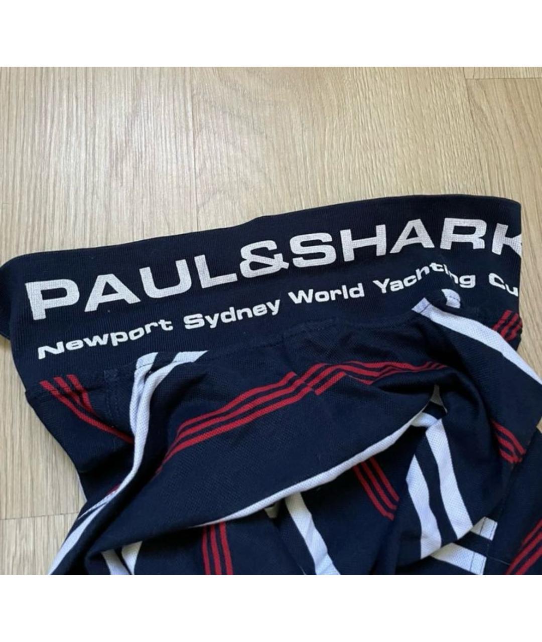 PAUL & SHARK Мульти хлопковое поло с коротким рукавом, фото 4