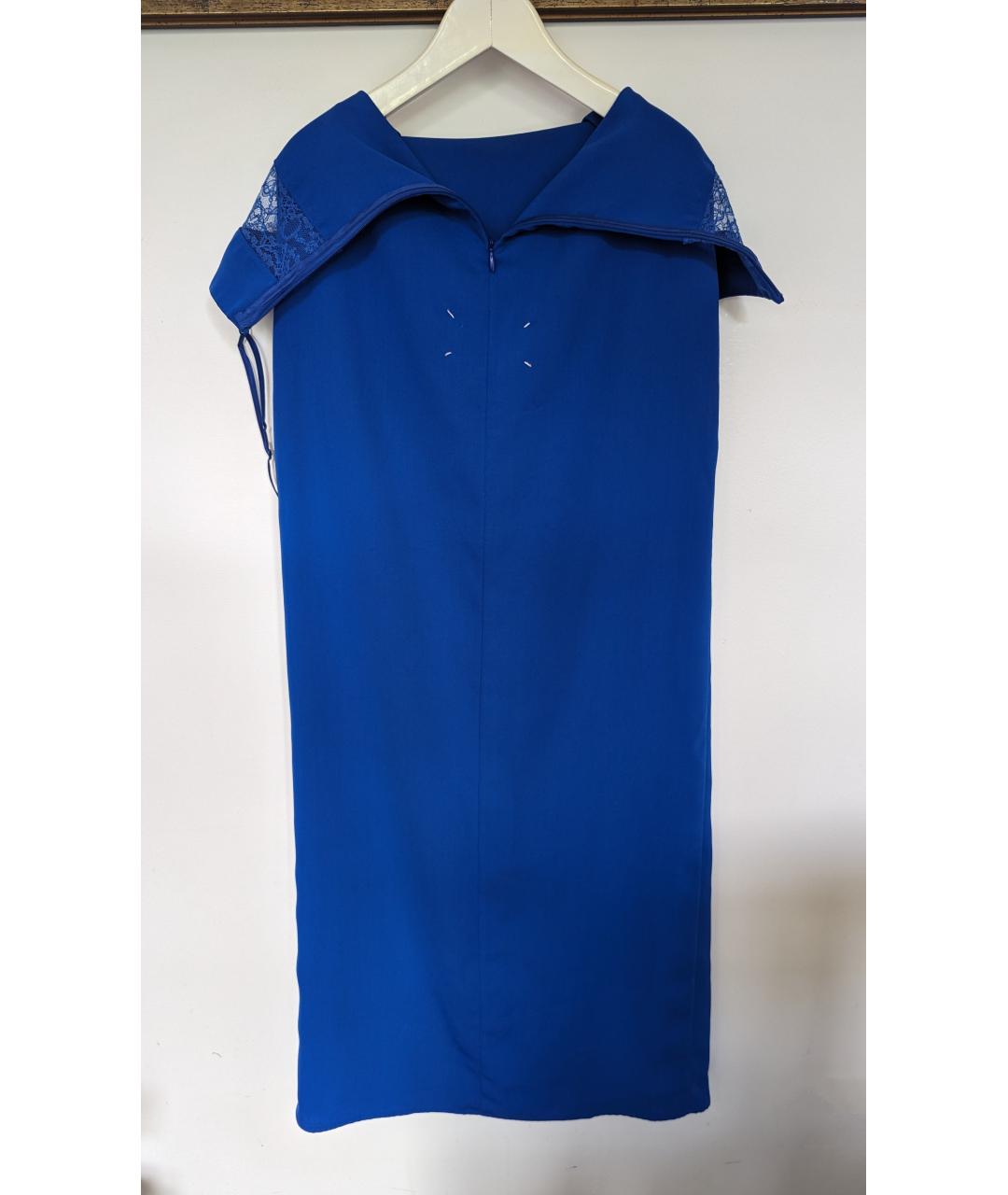 MAISON MARGIELA Синее коктейльное платье, фото 2