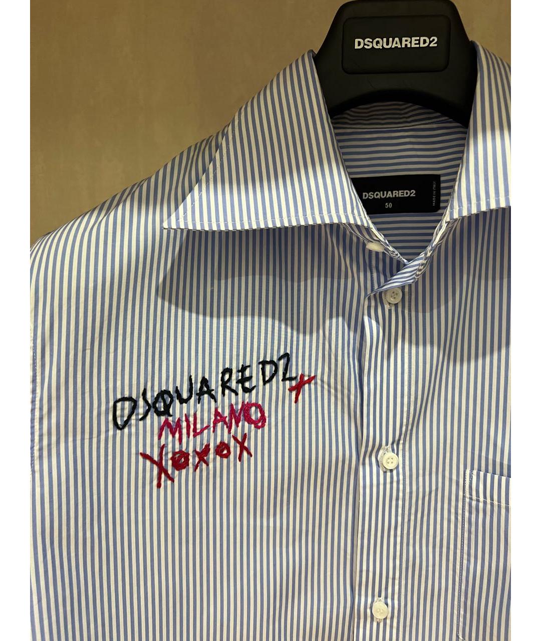 DSQUARED2 Мульти хлопковая кэжуал рубашка, фото 3