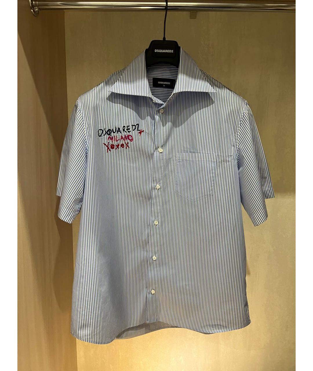 DSQUARED2 Мульти хлопковая кэжуал рубашка, фото 4