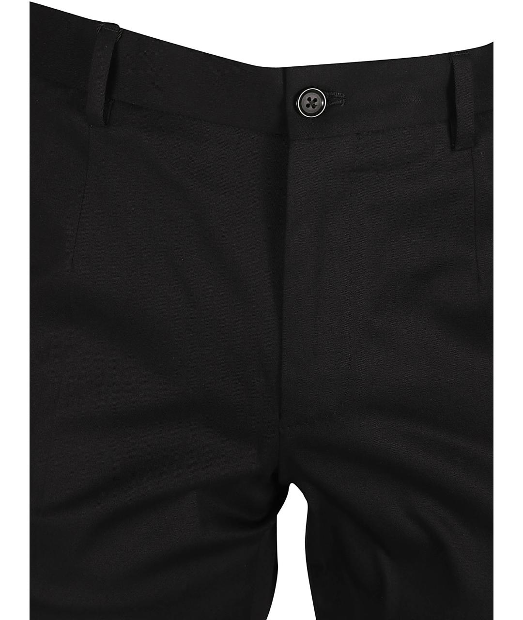 DOLCE&GABBANA Черные повседневные брюки, фото 2