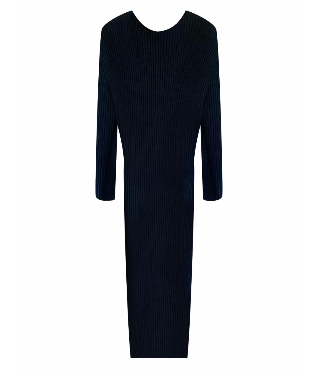 GIANFRANCO FERRE Черное шерстяное вечернее платье, фото 1