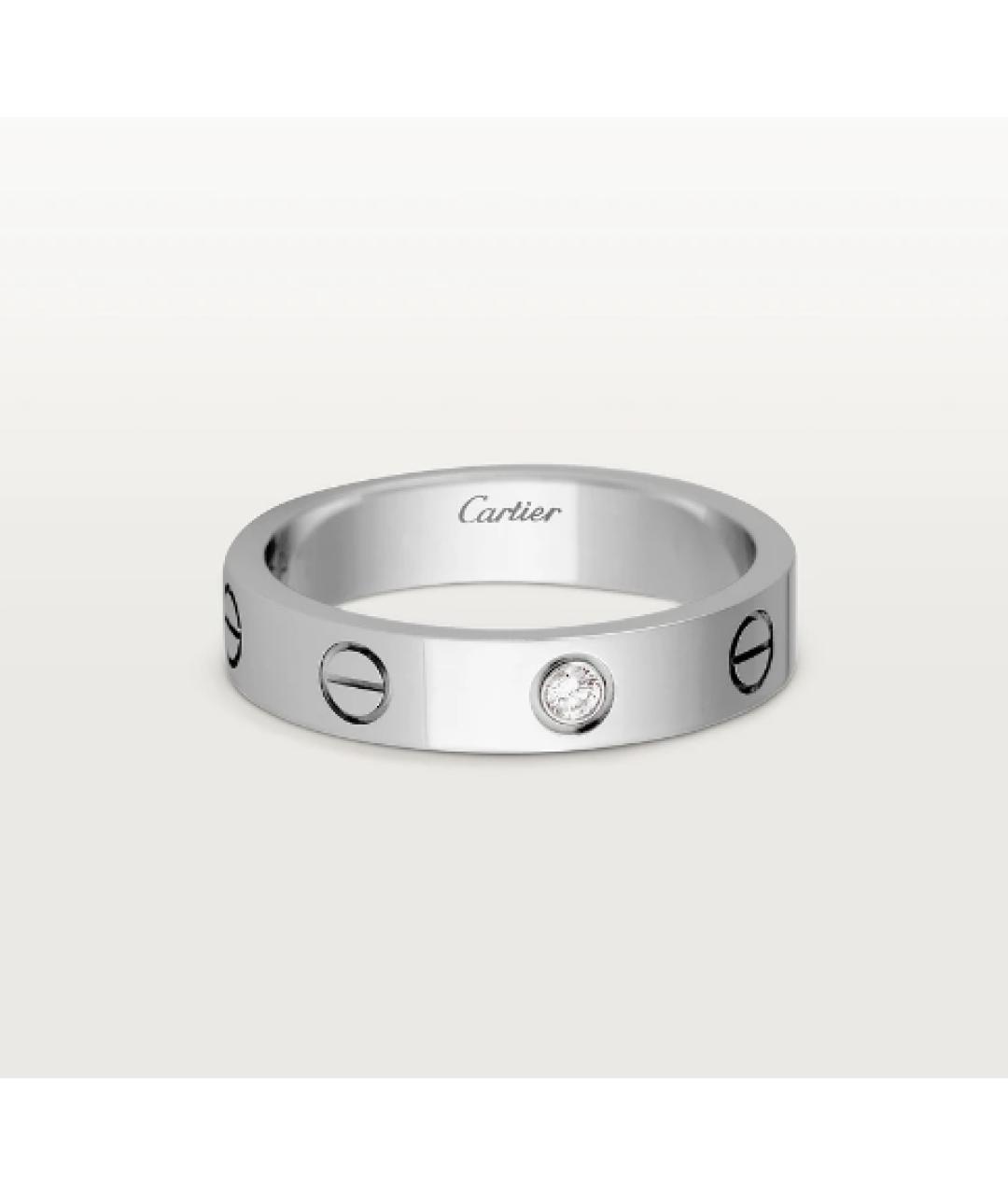 CARTIER Белое кольцо из белого золота, фото 6