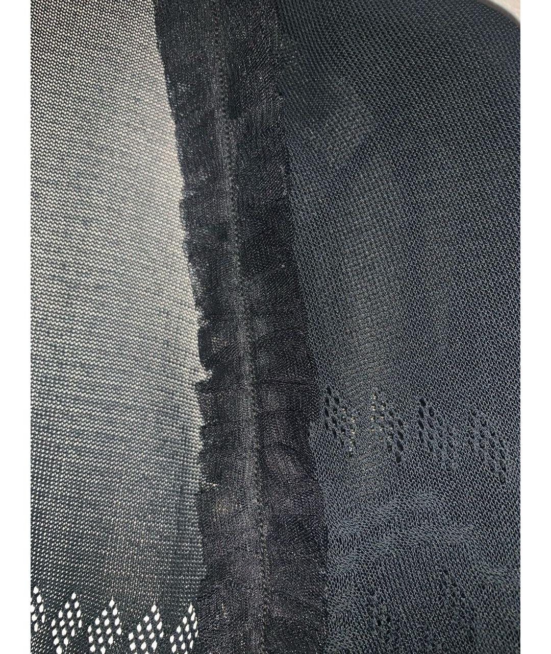 CHANEL PRE-OWNED Черный вискозный кардиган, фото 5