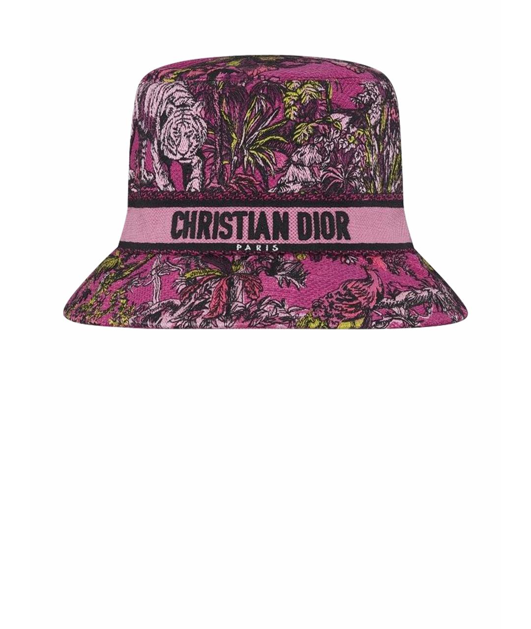 CHRISTIAN DIOR PRE-OWNED Розовая хлопковая панама, фото 1