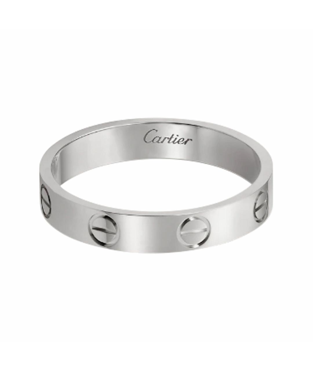 CARTIER Белое кольцо из белого золота, фото 1